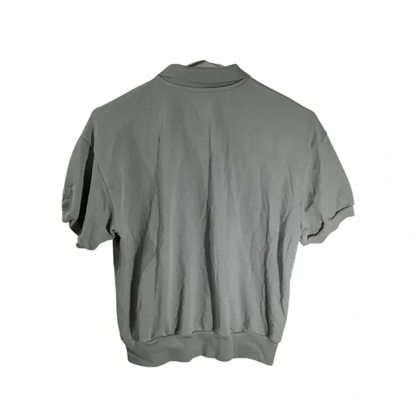 Everlane Organic Cotton Women's Polo Shirt, neutral sage color, size small - Picture 2 of 6